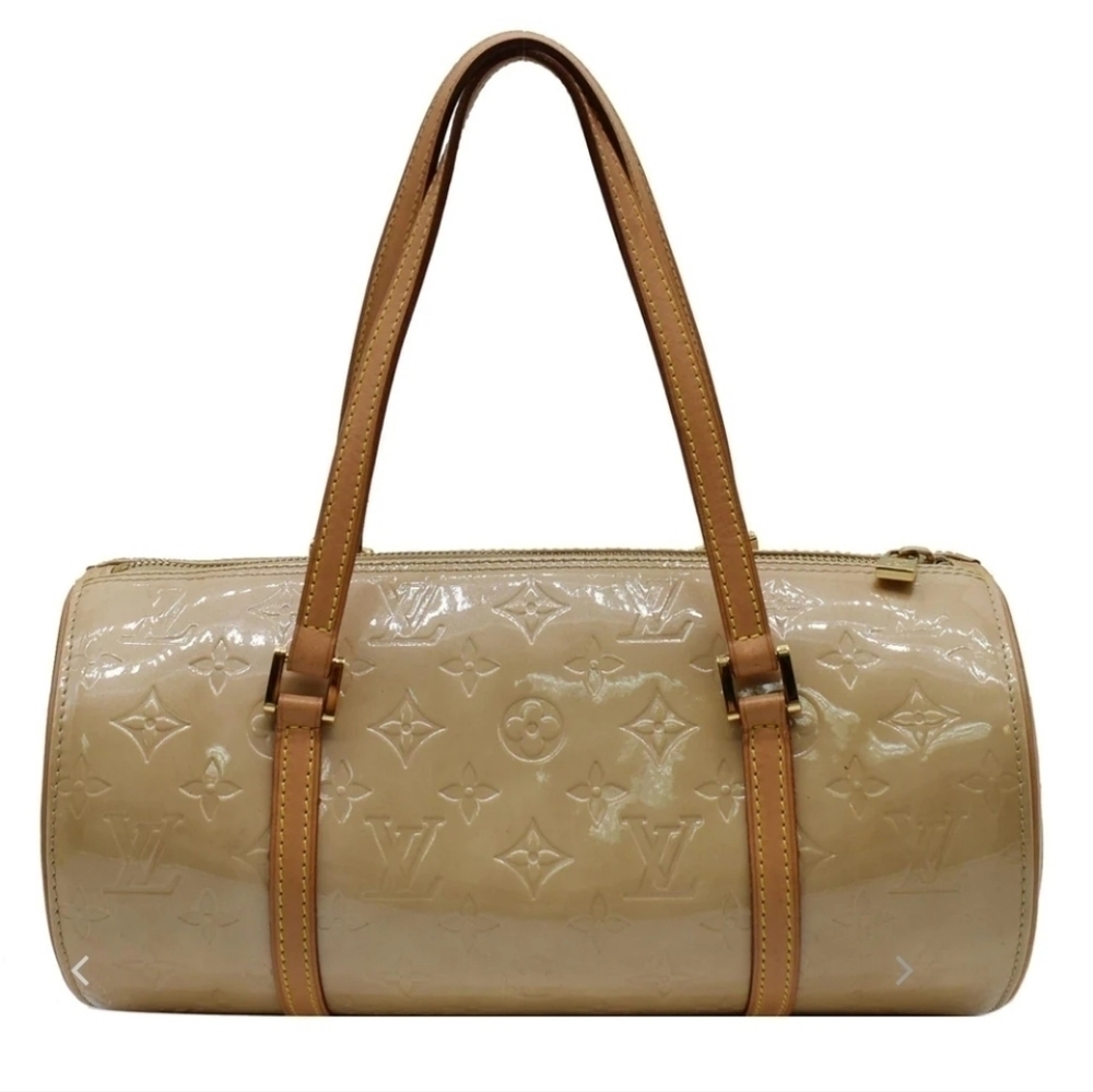 Louis Vuitton Bedford Papillion Bag Beige Patent Leather - Picture 2 of 8